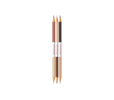 Blister 3 lápis bicolor tons pele FABER-CASTELL art. 11 65 11