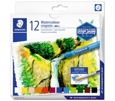 Caixa 12 Lápis de cera aguarelável STAEDTLER art.223 C12
