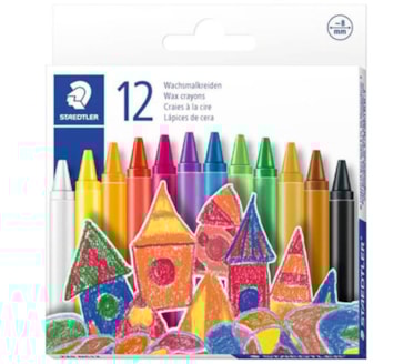 Caixa 12 Lápis de cera STAEDTLER art. 220 08 C12
