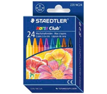Caixa 24 Lápis de cera STAEDTLER art.220 NC24