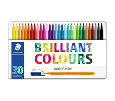 Cx. Metálica c/ 30 marcadores 1.0mm STAEDTLER