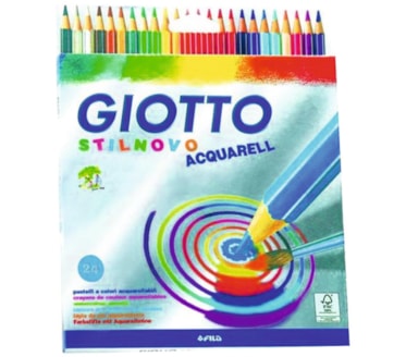 Caixa 24 Lápis Aguarelável STILNOVO GIOTTO art. F255800