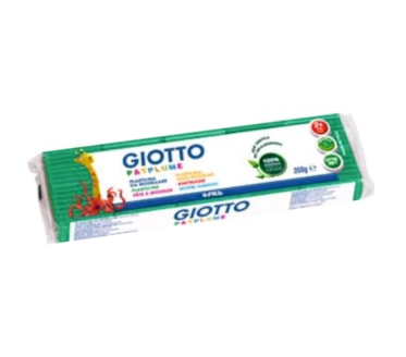 Plasticina GIOTTO PATPLUME 350g Verde escuro art. 51010400