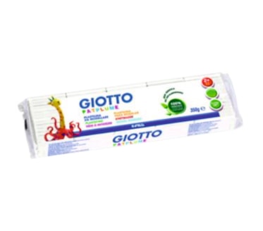 Plasticina GIOTTO PATPLUME 350g Branca art.510107