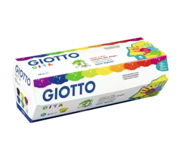 Pintura com os Dedos  6x100ml GIOTTO cód.F534100