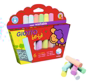 Conjunto de 6 Giz colorido GIOTTO art. F467300