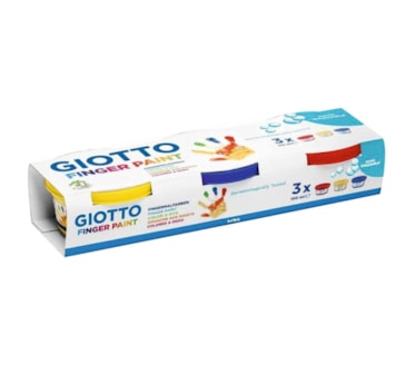 Set Criativo pintura com os Dedos GIOTTO 3x100ml cód.F530300