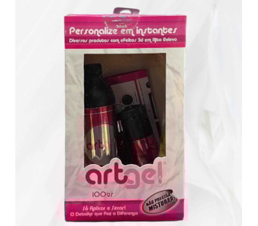 Kit Resina UV com Lanterna ARTGEL