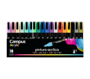 Pack 18 Marcadores acrílica CAMPUS cód. 081667