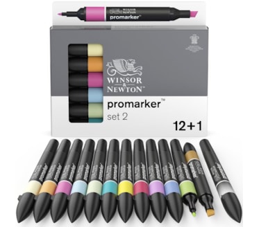 Set 12+1 Marcadores W&N Promarker Tons 2