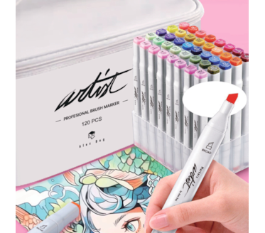 Marcadores Artist Brush ALEX BOG 120 unidades