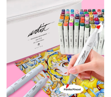 Marcadores Artist Brush ALEX BOG 204 unidades