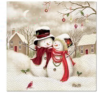 Guardanapos Snowy Family Pack 20uni Ref.SDL 098500