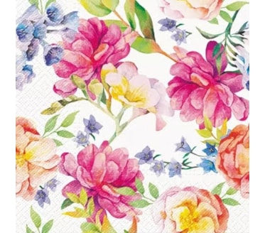 Guardanapos Orchid With Peony Pack 20uni Ref.SDL 138000