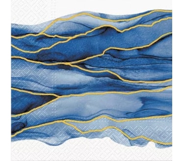 Guardanapos Watercolor Waves Pack 20uni Ref.SDL 139300