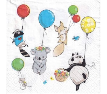 Guardanapos Animals Party Pack 20uni Ref.SDL 124100