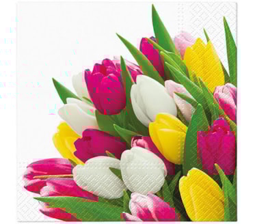 Guardanapos Bunch of Tulips Pack 20uni Ref.SDL 121500