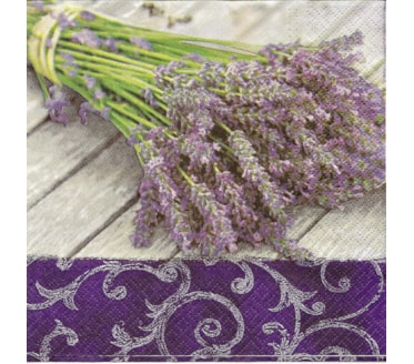 Guardanapos Lavender in the Country Pack 20uni Ref.SDL 090000